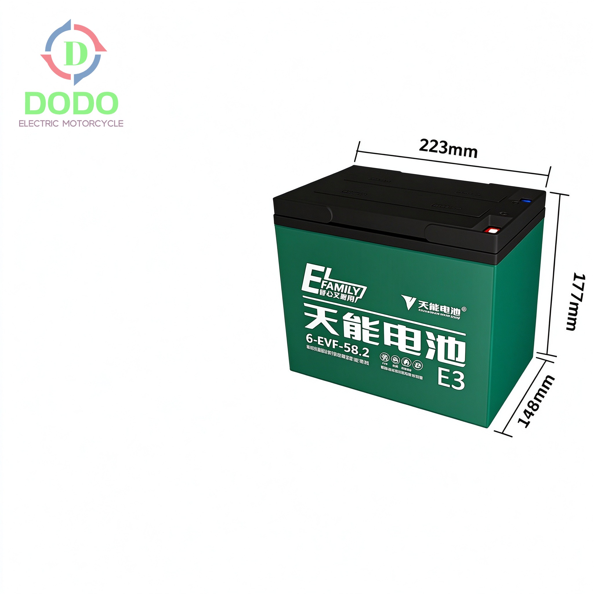 6-EVF-58.2 dimension drawing