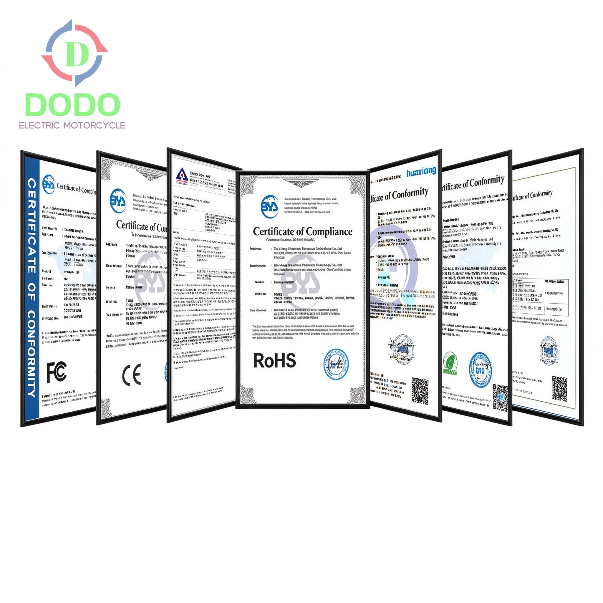 CE FCC RoHS certifications