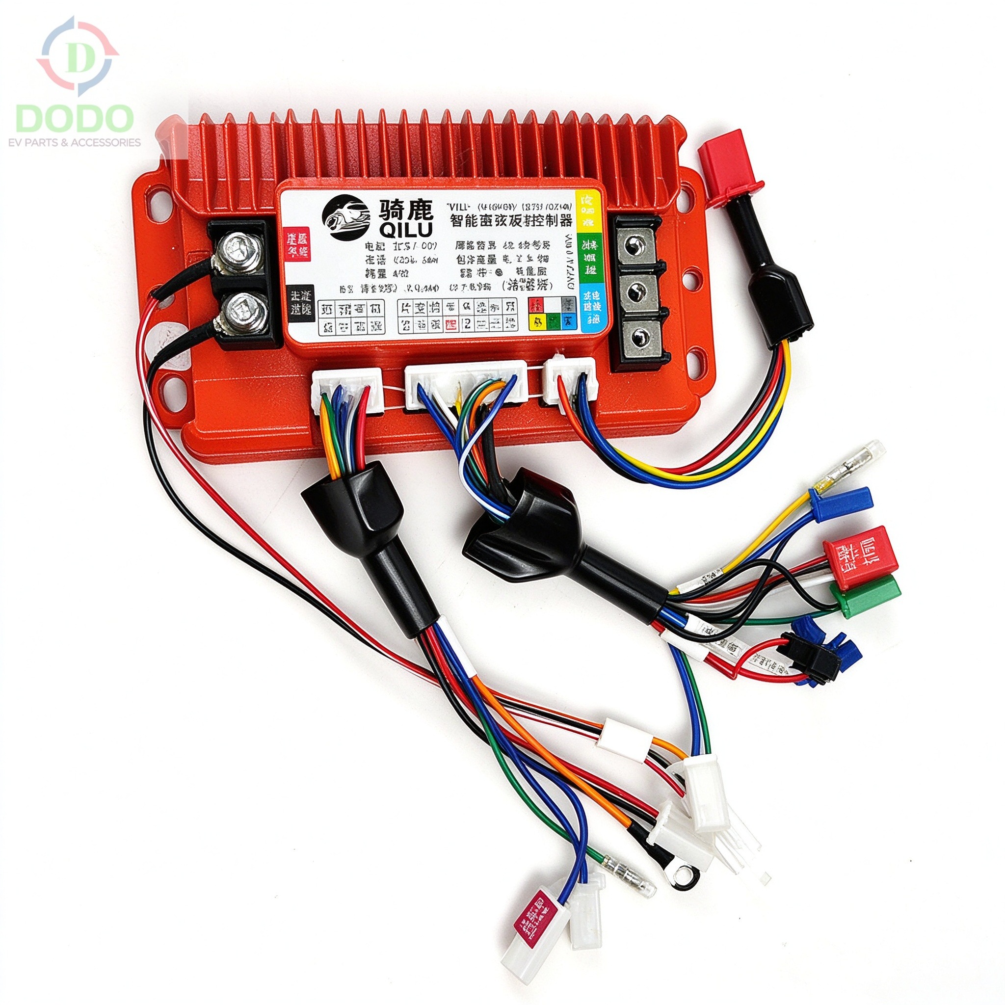 Controller panel with leads