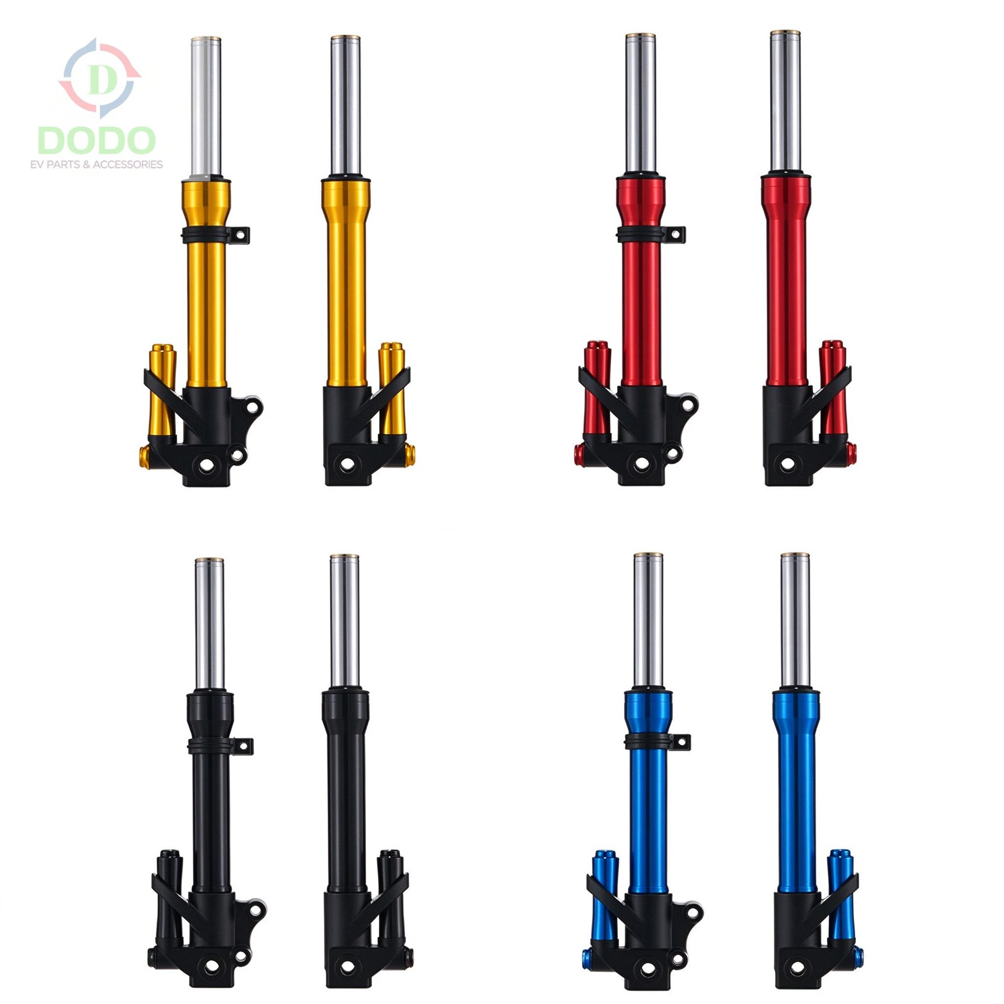 27mm CNC front fork twin reservoir