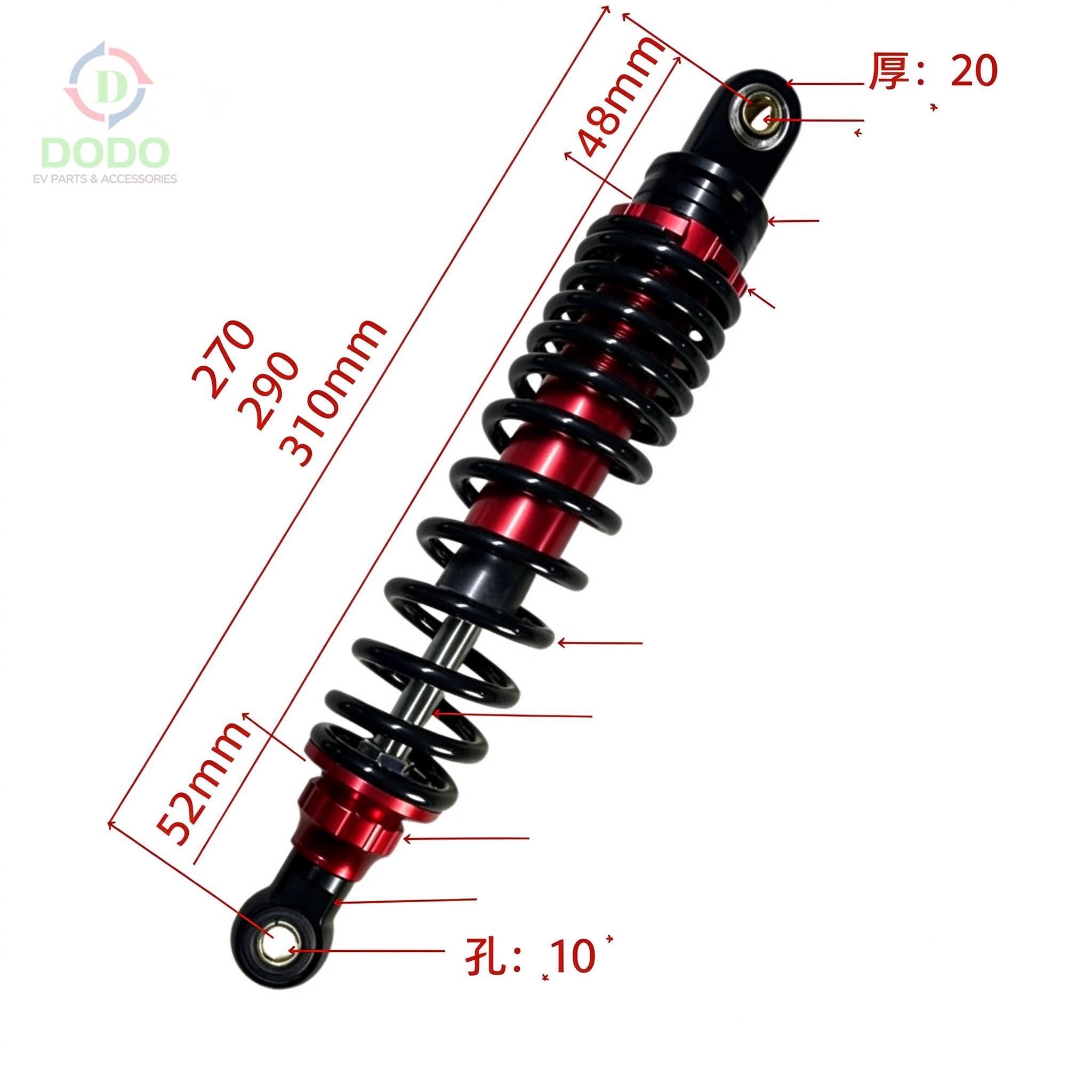 Adjustable Preload Rear Shock (CNC Head)