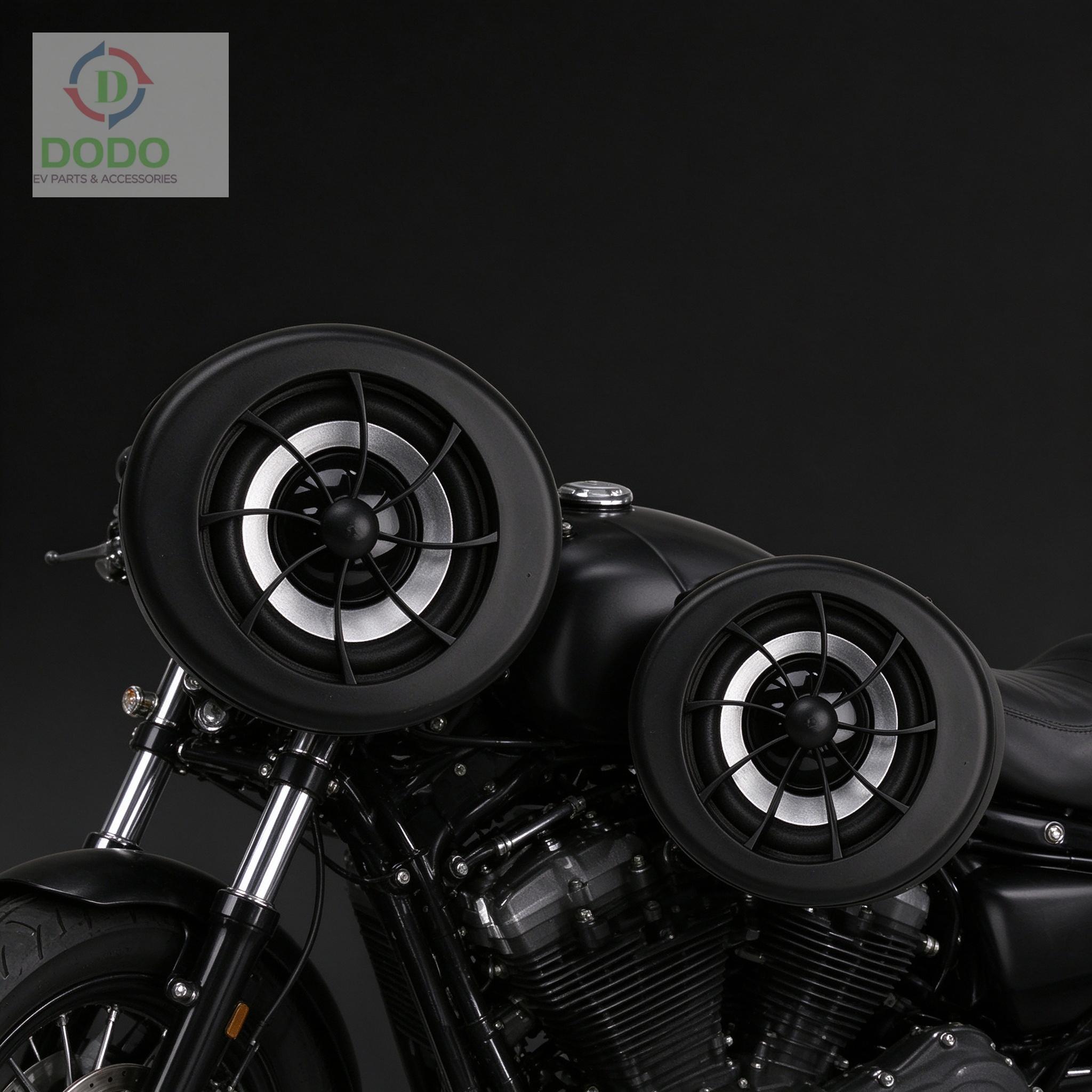Motorcycle Bluetooth Audio Kit with FM Radio & Anti-Theft Remote